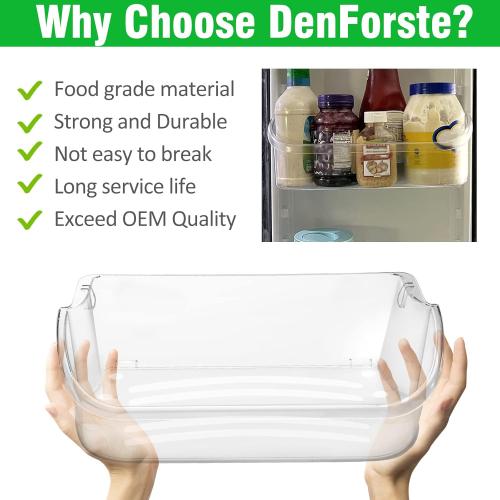 2 Pack UPGRADE 240356402 Refrigerator Door Bin Replacement Part, Compatible Frigidaire Refrigerator Door Shelf LFSS2612TF0 FGUS2642LF2 LGUS2642LF1 LFSS2612TE0 AP2549958 FGHS2631PF4A Door Shelves