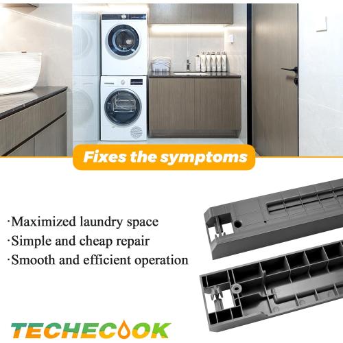 UPGRADED SKK-8K & SKK-7A Stacking Kit Fit for Samsung Washer & Dryer 27 Inch Front Load Laundry by Techecook - Samsung Stackable Washer Dryer Kit Including All Parts - Replace for SK-5A SK-5AXAA
