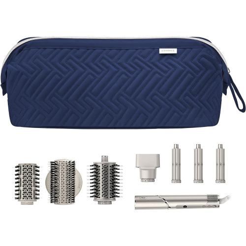 Leudes Hair Tools Travel Bag for Shark Flexstyle Carrying Case Portable Shark Hair Air Wrap Dryer Case Waterproof Dustproof Flat Curling Iron Travel Organizer (Blue)
