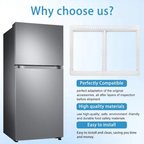 240364787 Refrigerator Crisper Drawer Cover Frame Crisper Pan Cover Compatible with Frigidaire Refrigerator-Replaces 240364714, 240364725, 240364778, 240364794