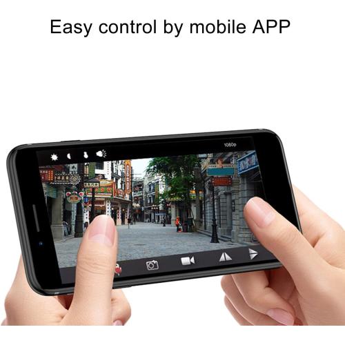 Septpenta Security Camera, 1080P HD Wireless Intelligent 2MP Surveillance Camera, 150° Wide Angle Lens, Abnormal Alarm Night Vision Camera for Monitoring