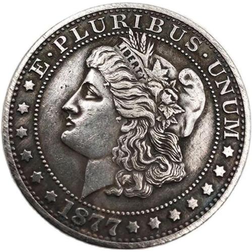 1877 Morgan Coin Half Dollar Eagle Liberty Commemorative Coin Collection Home Decor Crafts Souvenirs Ornaments Gifts
