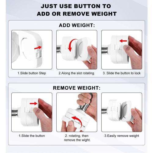 15LB 20LB 50LB Adjustable Dumbbell Set, 4 in 1 Free Weights Dumbbells Set for Women Men Hand Weights Sets Adjust Dumbbell Weight Sets for Home Gym Exercise Workout Strength Training Equipments