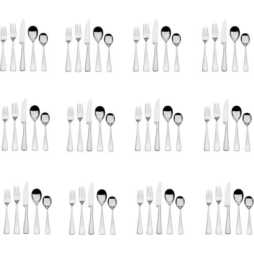 Mikasa Serena Forged Stainless Steel 60pc. Flatware Set (Service for Twelve)