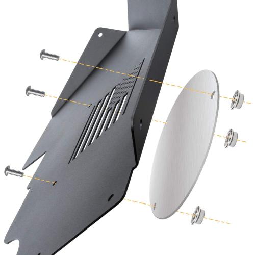 Front and Rear Aluminum Inner Fender Liner Set Compatible with 2007-2018 Wrangler JK JKU, US Flag Pattern, Great Fitting&Easy to Install, JK Accessories, Black 4PCS