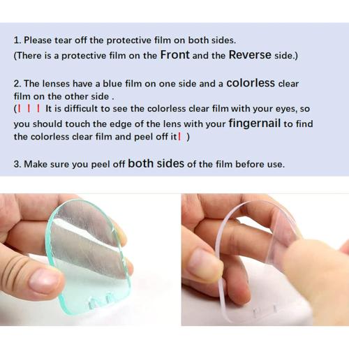 FOCUHUNTER Sight Protector for Scope Optic 3mm High Impact Shield Protector Rounded Foldable Lens Cover Shields Rail Mounted 20mm Clear Transparent Scope Lens