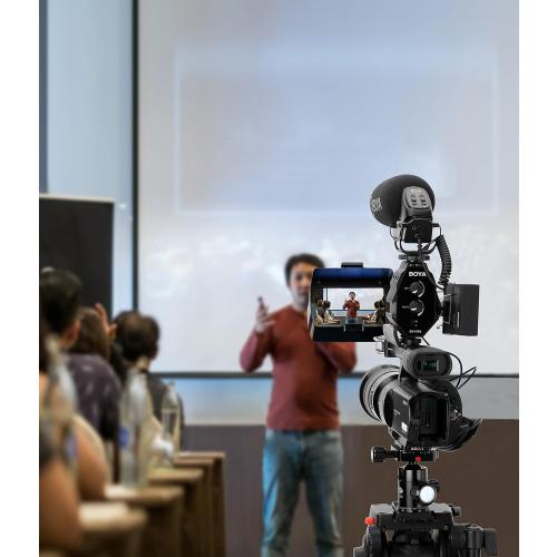 Boya BY-BM3031 – Supercardioid Condenser Microphone That Delivers Sound for DSLRs, camcorders, Audio recorders and More, Black