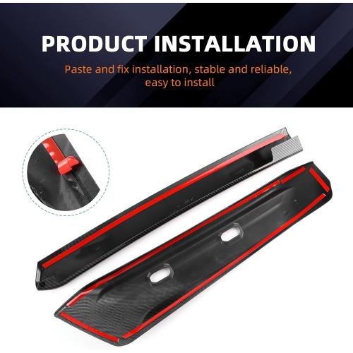 Dash Air Vent Cover for 2025-2026 BMW X3 G45 M50, Carbon Fiber | Fits 2025 2026 X3 G45 M50, Dashboard Panel Cover, Center Console AC Vent Trim, BMW Interior Accessories, Anti-Scratch
