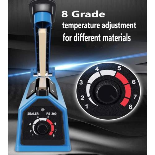 Impulse Heat Sealer Manual Bags Sealer Heat Sealing Machine 12 Inch Impulse Sealer Machine for Plastic Bags PE PP Bags with Extra Replace Element Grip
