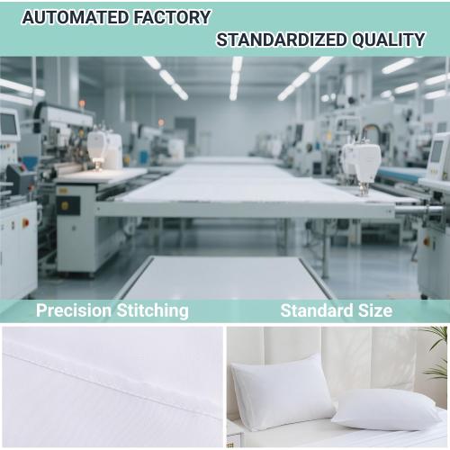 ZPECC White Pillow Cases Bulk 24 Pack - Standard Pillowcases with Envelope Closure, Soft Brushed Microfiber Pillow Cover for Hotel Airb&bs Hospital Bedding Essential
