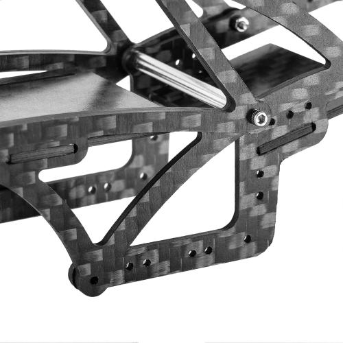 INJORA Kangaroo Carbon Fiber Chassis Frame Kit for SCX24 Deadbolt JLU C10 Bronco 1/24 RC Crawler Upgrade