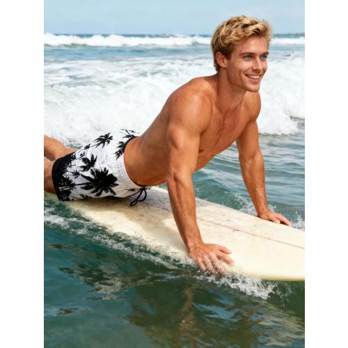 SIZE SMALL Belovecol Mens Swim Trunks Summer Quick Dry Board Shorts Beach Bathing Suit with Mesh Lining