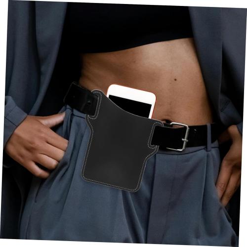 Phone Waist Pouch Stylish Belt Carrier for Phones Versatile Storage for Keys Wallet Shock Absorption Hands Convenience for Outdoor