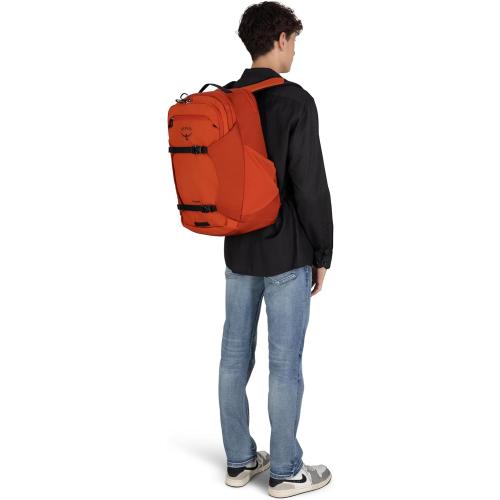 Osprey Proxima 30L Campus Laptop Backpack - Organized Everyday Pack with Tech Storage, Water Bottle Pockets, and Comfortable Carry - Perfect for School, Commute, and Travel, Firestarter Orange