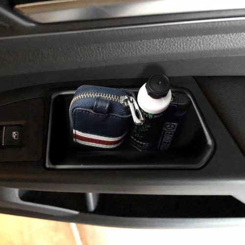 EDBETOS Atlas Door Side Storage Box Handle Container Compatible with 2018-2023 VW Atlas/Atlas Cross Sport Accessories, ABS Inner Door Handle Organizer Phone Pocket Insert Tray Glove Pallet, 4PCS Set