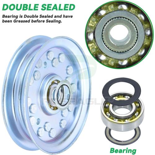 033-6001-00 4 3/4 Idler Pulley for Bad Boy Zt Elite 60 Tractors