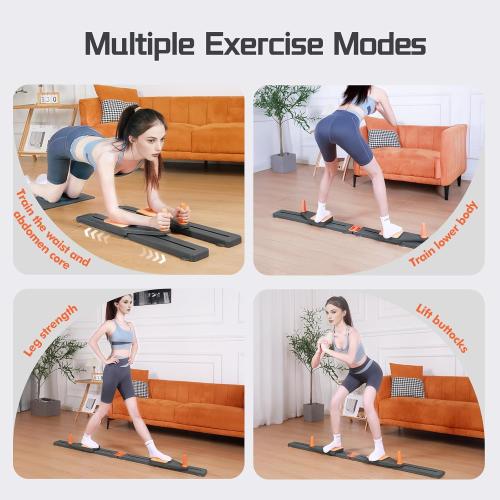 MEE GOO Slimming Training Vest Line Training Board Pull-Up Device, Push-Up Sliding Multifunctional Fitness Board - Lightweight, Detachable, Portable Home Exercise Equipment