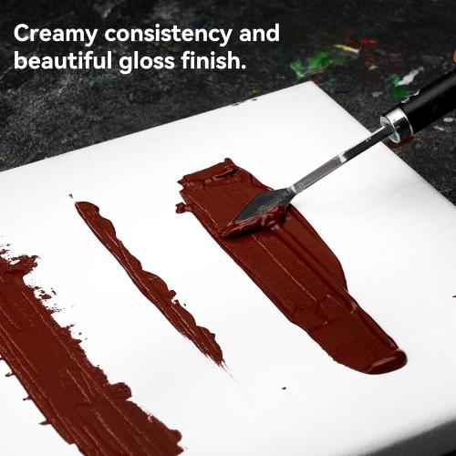 PHOENIX Acrylic Paint Set, 18x12ml Tubes, Non-toxic Craft Paints for Canvas, Paper, Wood, Ceramic, Acrylic Painting Supplies for Adults, Beginners