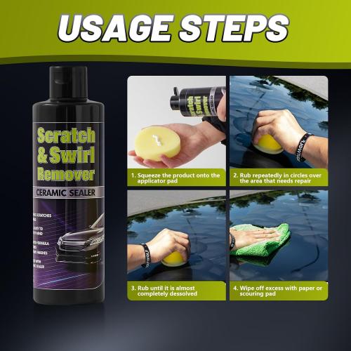 Compound Paint Restorer with Applicator Pad, add Gloss ＆ Shine