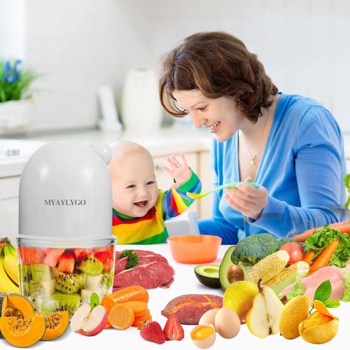 Baby Food Blender, Baby Food Maker & Food Processor, Medium, White