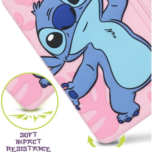 Disney Lilo and Stitch Kids Case for iPad - 9th Generation iPad Case, iPad 8th