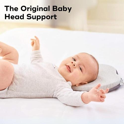 Babymoov Lovenest Organic Baby Infant Cushion, Pediatrician Designed Versatile, Comfortable, Machine-Washable Head and Neck Support (Made in Europe), Baby Registry Must Have