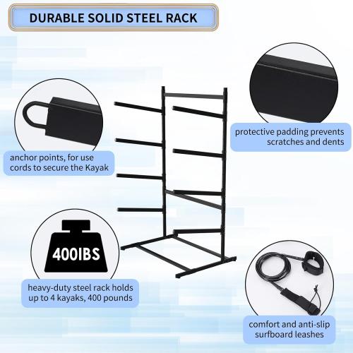 (MISSING SOME SCREWS) Kayak and SUP Outdoor Storage Rack