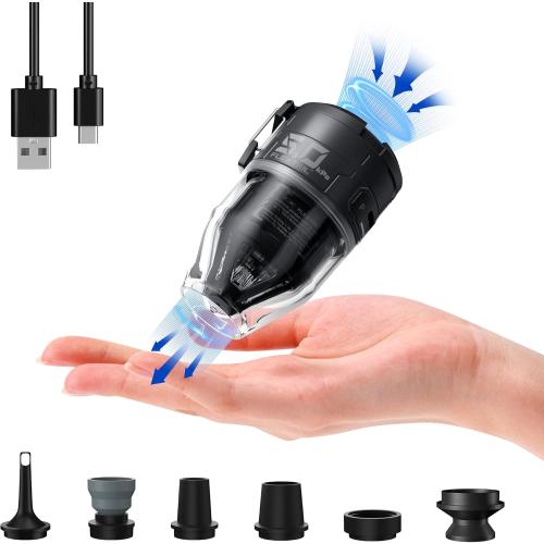 FLEXTAILGEAR Max Pump 3 Air Pump for Inflatables, 5Kpa Portable Air Pump, 500L/min Air Mattress Pump with Camping Light, Electric Pump for Inflatable Pillows Swim Rings Air Mattresses Air Bed Boats