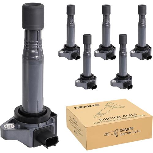 Ignition Coil Pack Compatible with V6 3.5 3.5L 2014 2015 2016 2017 2018 2019 2020 Acura MDX RLX TLX, Honda Accord Pilot Ridgeline Crosstour Odyssey Passport, UF713 6732316, Set of 6