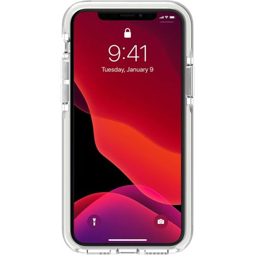 kate spade new york Park Stripe Case for iPhone 11 Pro,Polycarbonate,Shock-Absorbent - Defensive Hardshell with Cream Bumper