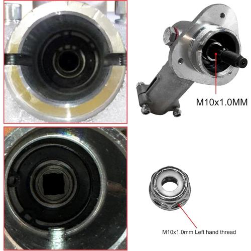 Trimmer Gear Head Gearbox Head Replacement for Echo SRM-225 SRM-225i SRM-2620 SRM-3020 SRM-225U SRM-266U SRM-280U String Trimmer/Brushcutter Weed Eater Brush Cutter Part No. P021008182, P021046670