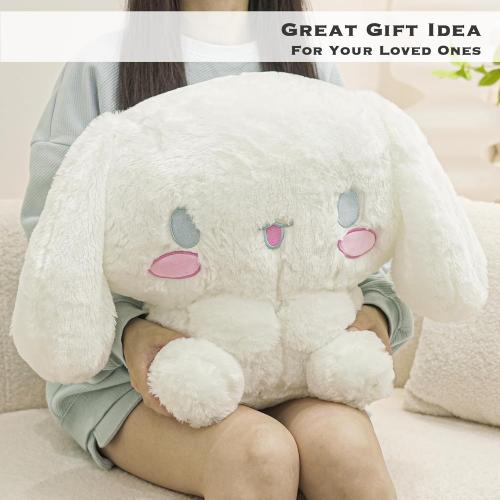 Juju White Kawaii Plush (20 in) - Cute Stuffed Animal Kawaii Plushies - Peluche Big Stuffed Animals Plushie - Peluches Grandes Cute Plushies - Cool Stuff Plush - Plushy (Fun)