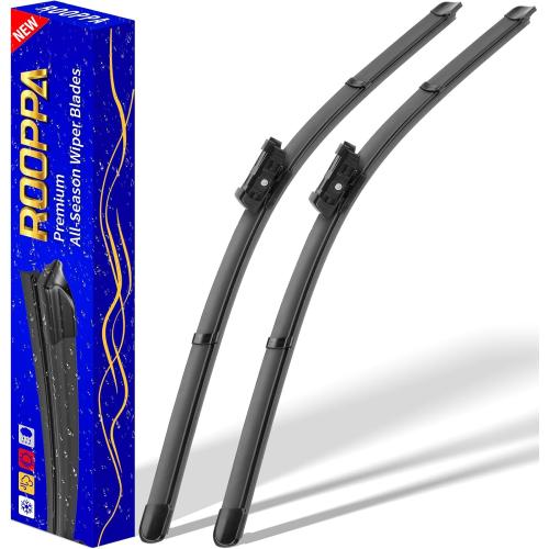2 wipers Replacement For 2017-2023 Tesla Model 3/2020-2023 Model Y Original Equipment Replacement Wiper Blade - 26/19 (Set of 2) Top Lock