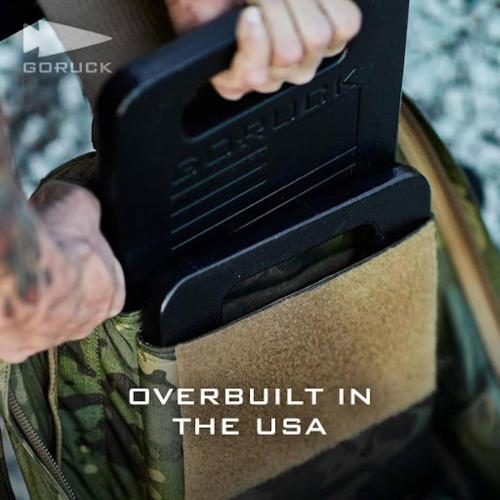 GORUCK Ruck Plate – USA Made Weight for Rucking, Strength & Fitness, Fits with Rucker & Ruck Plate Carrier – 10LB, 20LB, 30LB