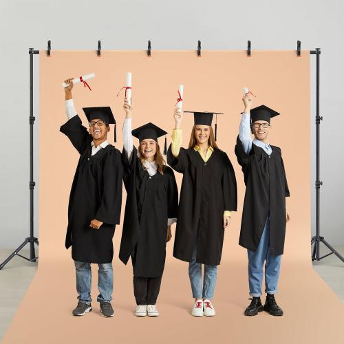 Backdrop Stand 10x7.5ft (WxH), Photo Backdrop Stand for Parties, Heavy Duty Background Stand Kit with 6 Clamps and 2 Sandbags