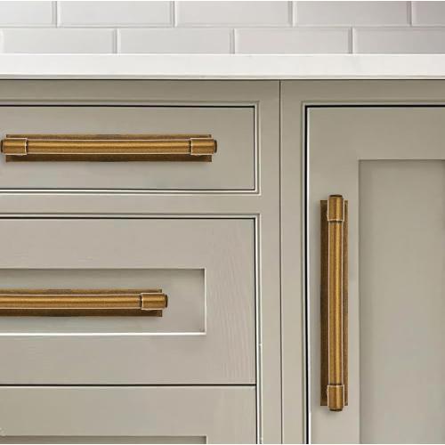 Gold 5 Pack khtumeware 5 Pack 3-3/4 Inch(96 mm) Center to Center Antique Brass Cabinet Pull Backplate with Base Plate Zinc Solid Vintage Kitchen Cabinet Handles Drawer Pulls Cabinet Hardware