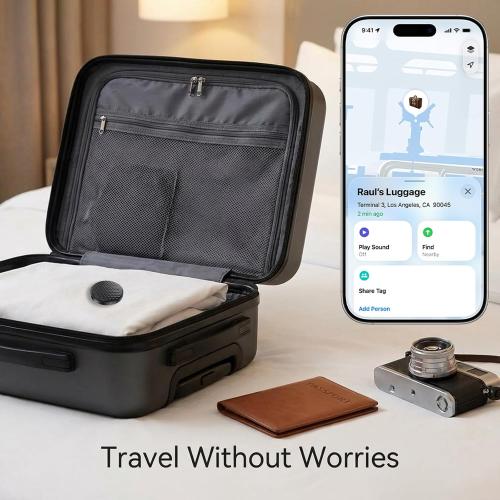 Mini GPS Tracker for Vehicles No Subscription (iOS Only) - 2 Pack