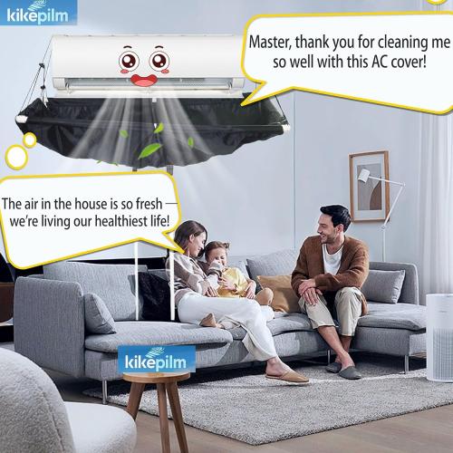 Mini Split Cleaning Kit Bag,Split Ac Unit Cleaning Bag Kit for Cleaning Wall-Mounted Air Conditioners and Duct Units(Black, 21 PCS with Kettle, Size: 38-162 Cm 15.35-64 Inches