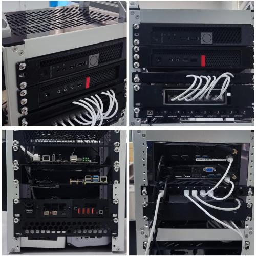 GeeekPi 12U Server Cabinet, 10 inch Server Rack for Network, Servers, Audio, and Video Equipment, DeskPi RackMate T2 Rackmount, 10.23 inch Depth