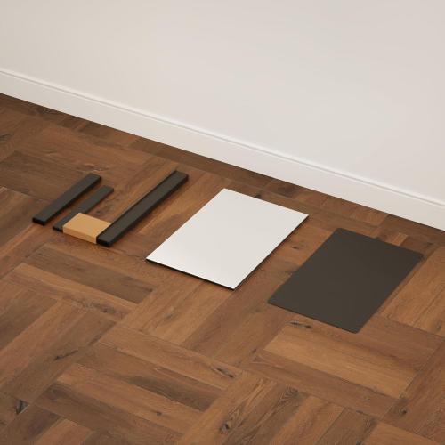 TokeShimi 14 x 18 Black Medicine Cabinet with Mirror, Aluminum Mirror Medicine Cabinet Wall Mounted or Recessed with Stepless Adjustable Amply Storage Metal for Modern Farmhouse