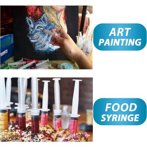 20ml Syringe for Liquid, Oral, Scientific Labs, Measurement, Dispensing, with Cap- 3 Pack 20ml Syringes