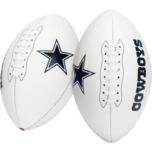 Franklin Sports NFL Autograph Football - Official Size White Panel Souvenir Football for Autographs   Signatures - NFL Team Fan Shop Memorabilia
