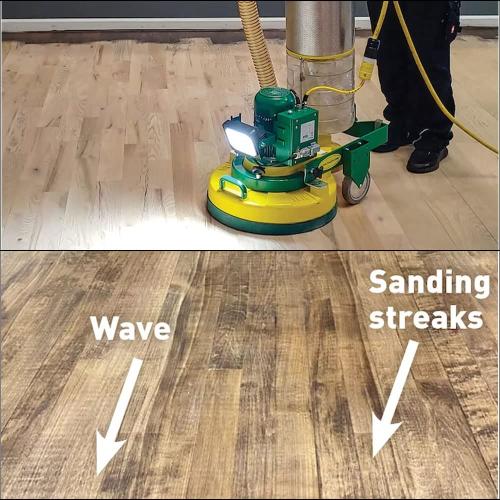 HUAALIUCHE 17 Sanding Screen Discs - Mesh Floor Sanding Screen - Black Silicon Carbide - for Wood Floors (10 Pack, 120 Grit)