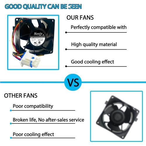 2025 Upgraded OEM WR60X26866 Refrigerator Evaporator Fan Motor, Compatible with GE Refrigrator, Replace V80E14MS2A3-57A611 WR60X10341, WR60X26030, WR60X10356, WR60X10357, Ap6278228-10 Years Warranty