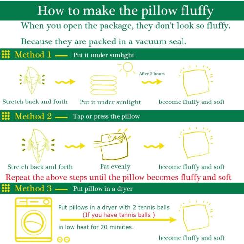 JIEITIVE Throw Pillow Inserts Hypoallergenic Premium Pillow Stuffer Square Form for Decorative Pillow Covers Cushion Set of 1-18 x 18 Inches