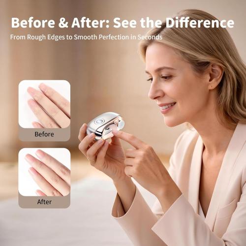 Electric Nail Clipper, 3-Speed Electric Nail Trimmer with Display Screen