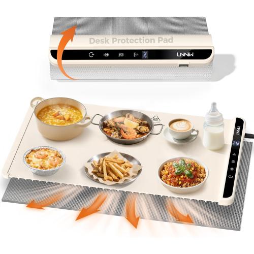 Warming Mat for Food, 6 Temperature & 6 Timer Settings,Food Warmer Chafing Dishes for Buffet,Gatherings,Parties,Everyday Use