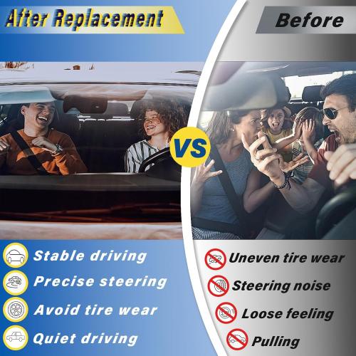 6PCS Front Lower Control Arm Sway Bar End Link Tie Rod Fit for Infiniti 2013 JX35, 2014 2015 2016 2017-2019 QX60, for Nissan 13-19 Pathfinder K623063 K623064 K750094 K750095 ES801265 ES801266