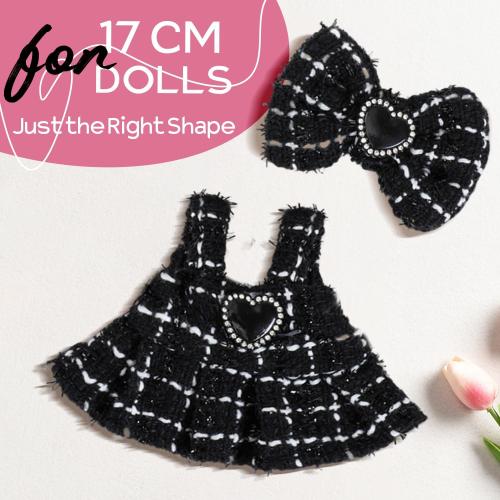 17 cm Cute Doll Clothes Design Outfits Accessories Mini Big Into Energy Monster Case Cover Protector Box Bag Display Charm Figure Keychain