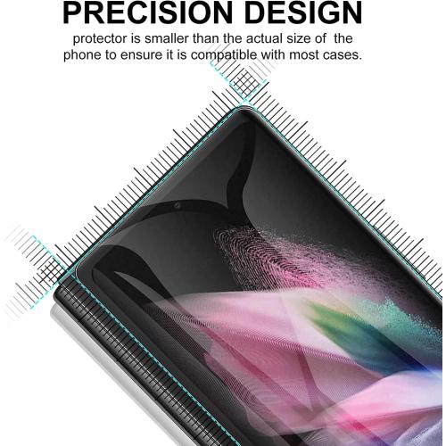 Screen Protector for Samsung Galaxy Z Fold 4 5G, Flexible TPU Screen Protector, 2 Pack Front with 2 Pack Inside, Fingerprint Unlock, Case Friendly, Bubble Free, Anti-Scratch, HD Clear